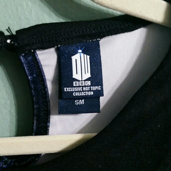 BBC Dr. Who Galaxy Velvet Tardis Dress - Picture 4 of 6